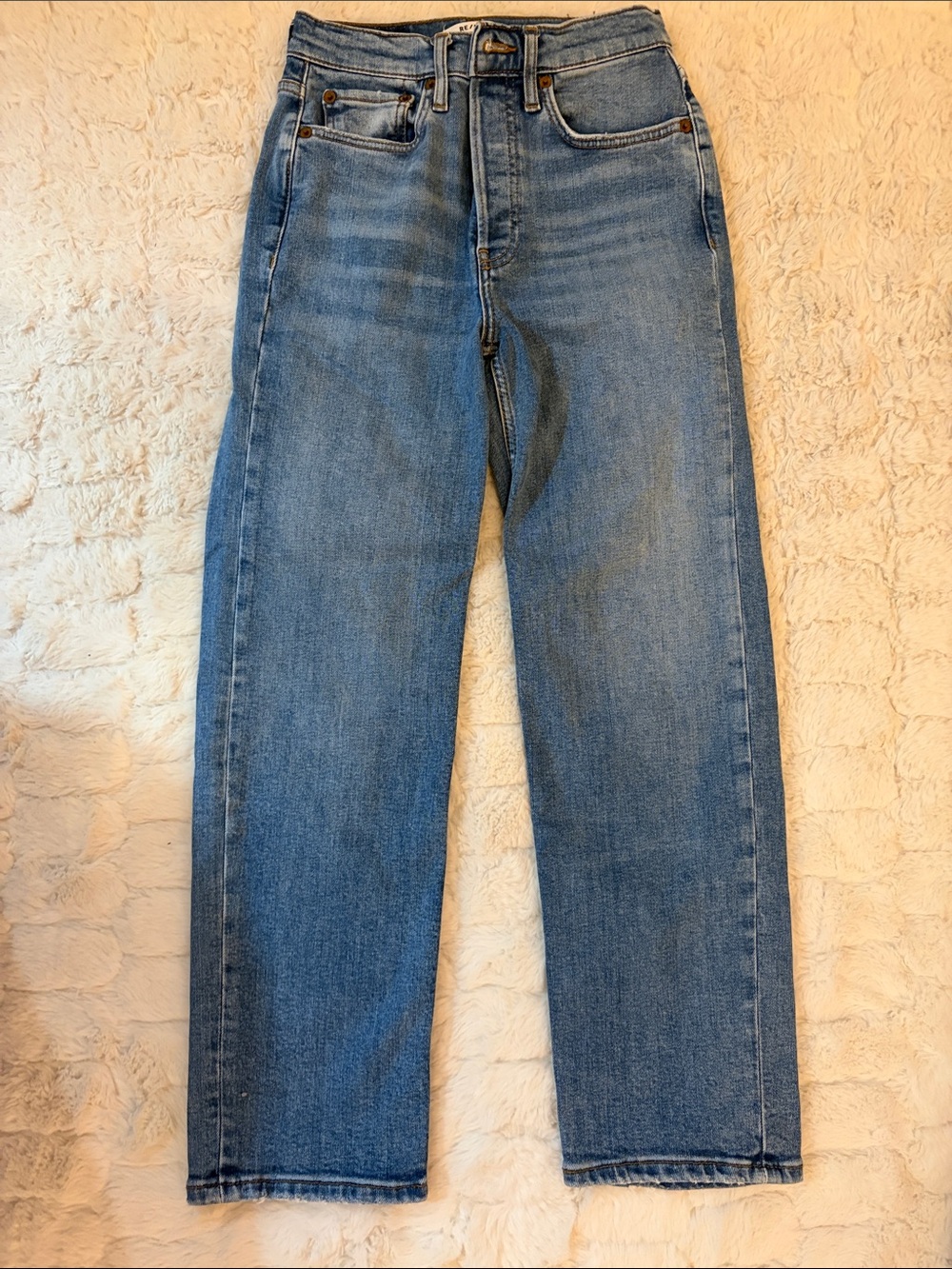 Re/done 70s Stove Pipe Jean